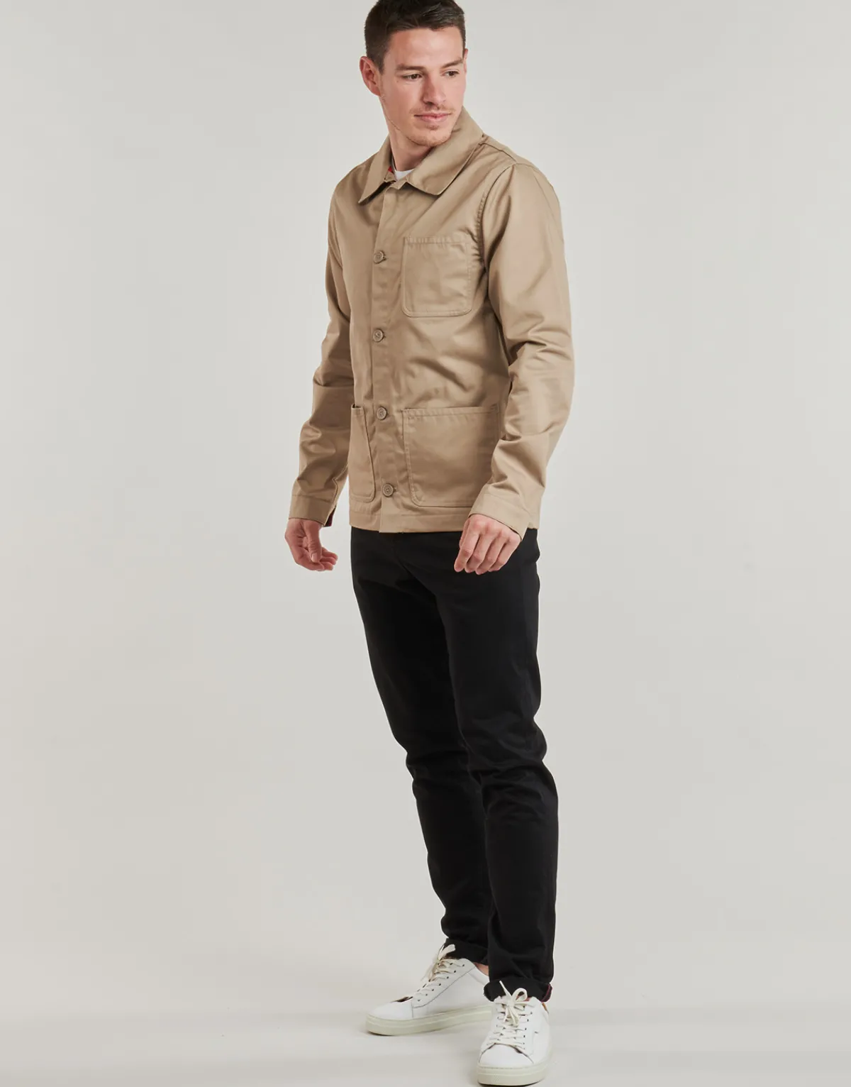 Vestes^Harrington - PAINT JACKET Beige