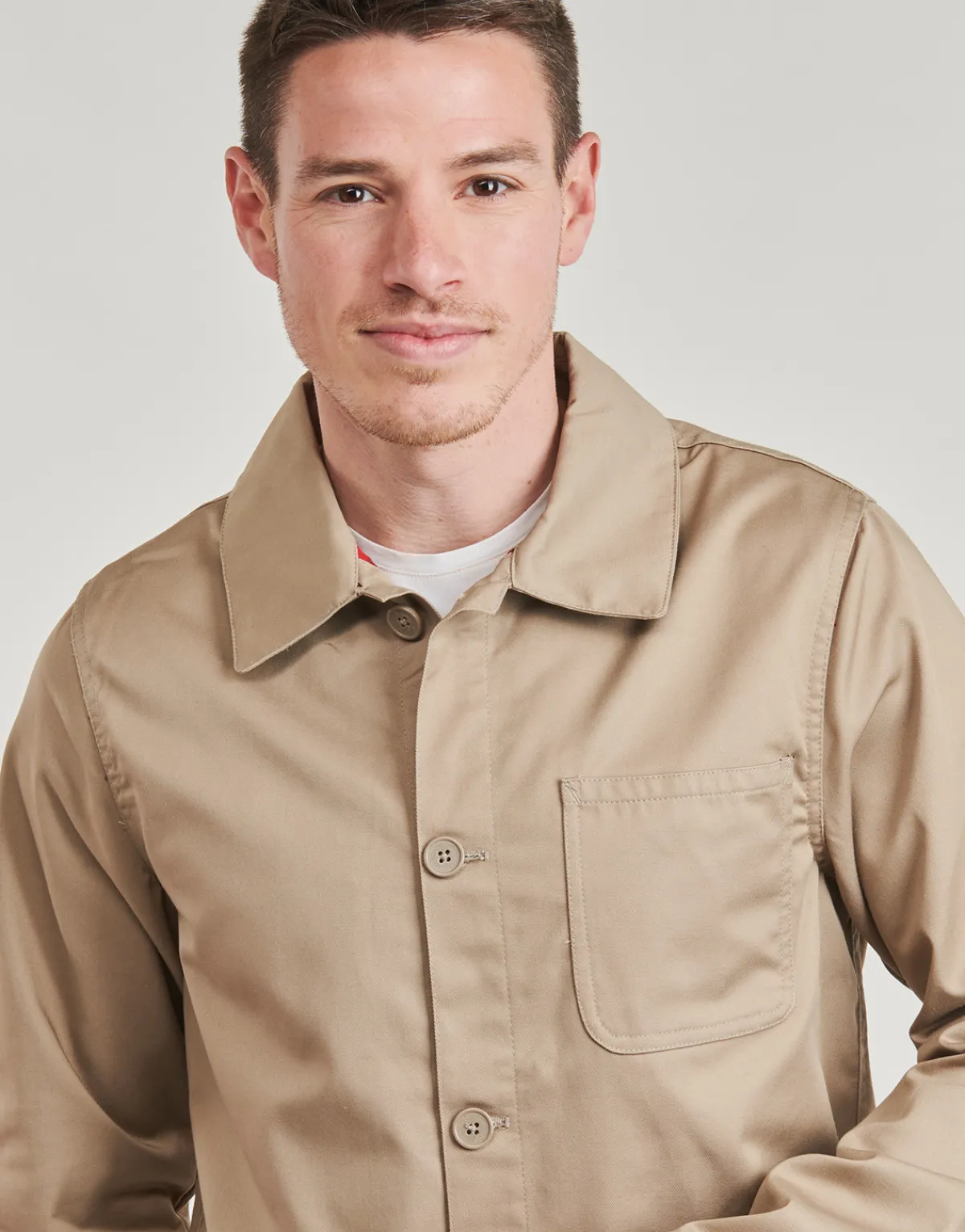 Vestes^Harrington - PAINT JACKET Beige