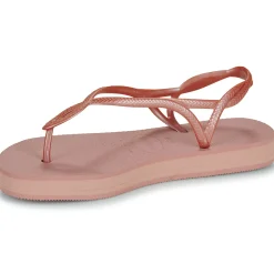 Sandales Et Nu-pieds^Havaianas - LUNA FLATFORM Rose