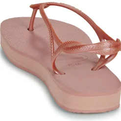 Sandales Et Nu-pieds^Havaianas - LUNA FLATFORM Rose