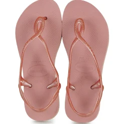 Sandales Et Nu-pieds^Havaianas - LUNA FLATFORM Rose