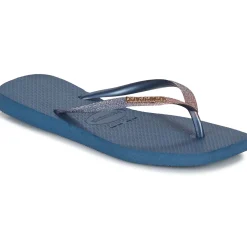Tongs^Havaianas - SLIM SQUARE GLITTER Marine