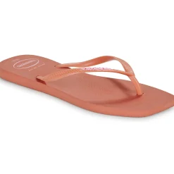 Tongs^Havaianas - SLIM SQUARE LOGO POP UP Rose