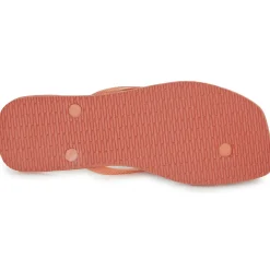 Tongs^Havaianas - SLIM SQUARE LOGO POP UP Rose