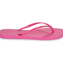 Tongs^Havaianas - SLIM SQUARE LOGO POP UP Rose