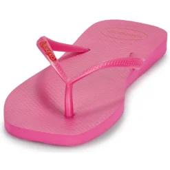 Tongs^Havaianas - SLIM SQUARE LOGO POP UP Rose
