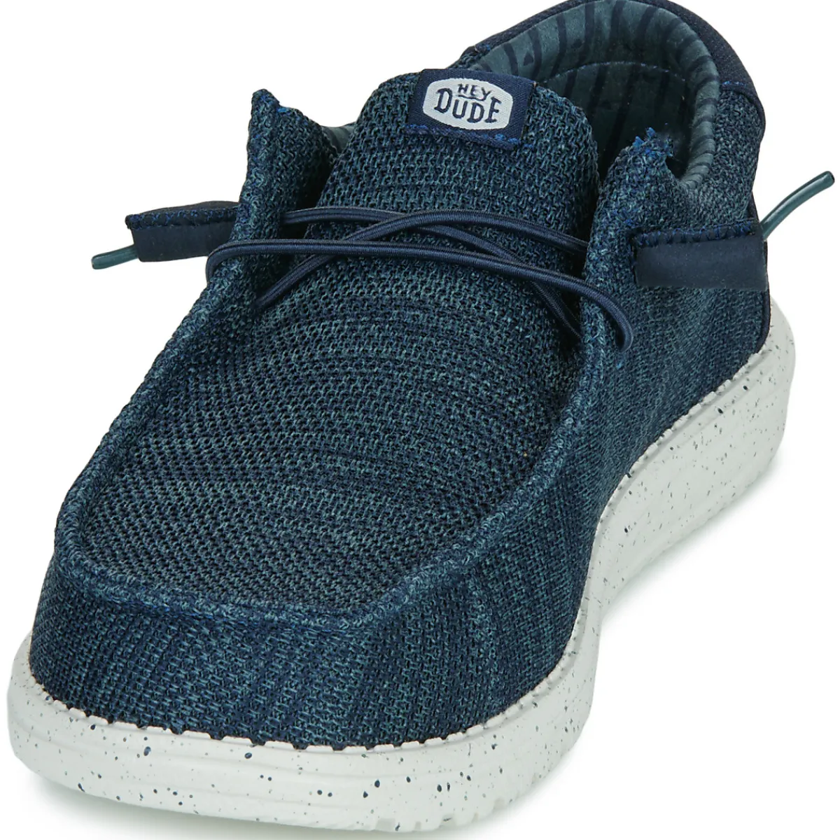 Slip Ons^HEYDUDE - Wally Stretch Sox Marine