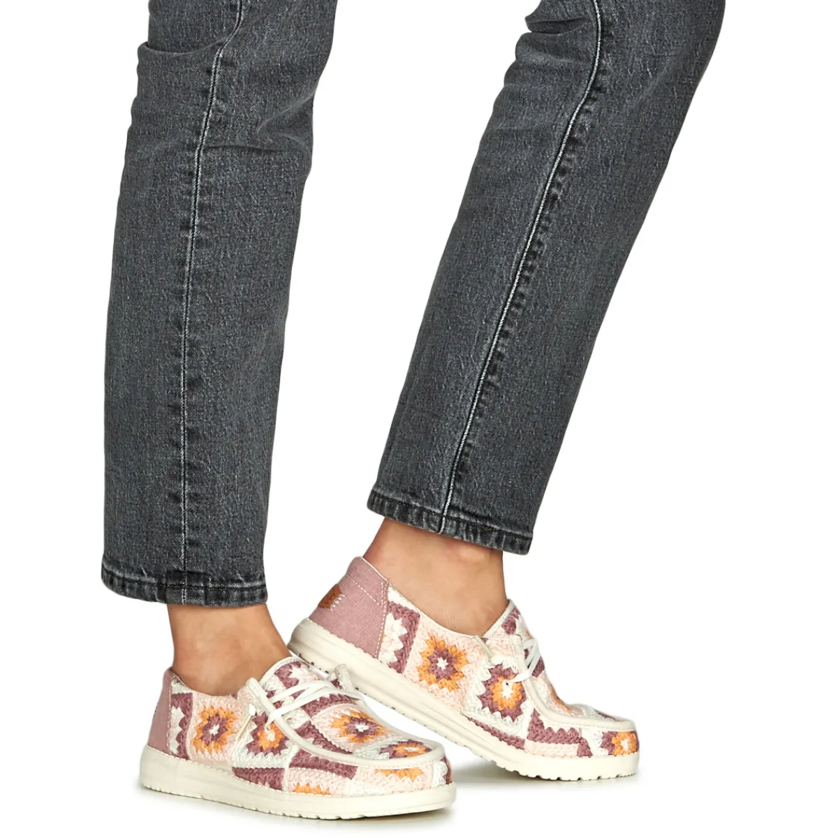 Slip Ons^HEYDUDE - Wendy Cottage Crochet