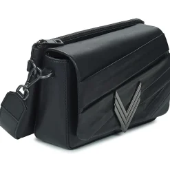 Besaces / Sacs Bandoulière^Ikks - 111 CUIR DRAPE Noir