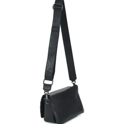 Besaces / Sacs Bandoulière^Ikks - 111 CUIR DRAPE Noir