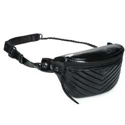 Pochettes / Sacoches^Ikks - 1440 POCKET BELT VARNISH Noir