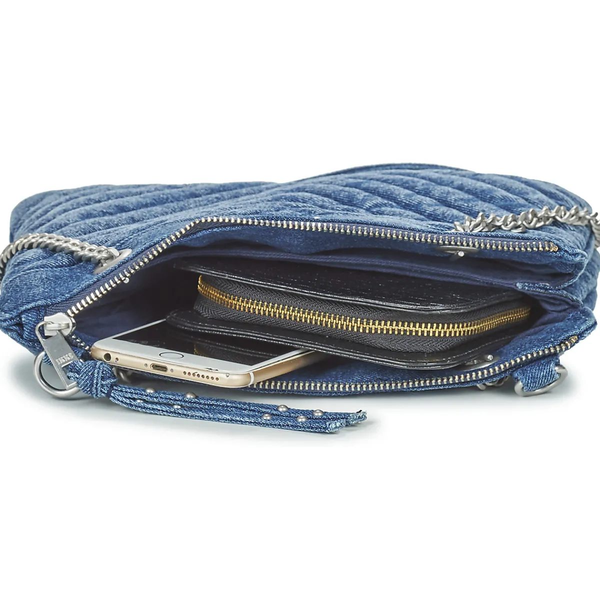 Besaces / Sacs Bandoulière^Ikks - 1440 REPORTER B Denim