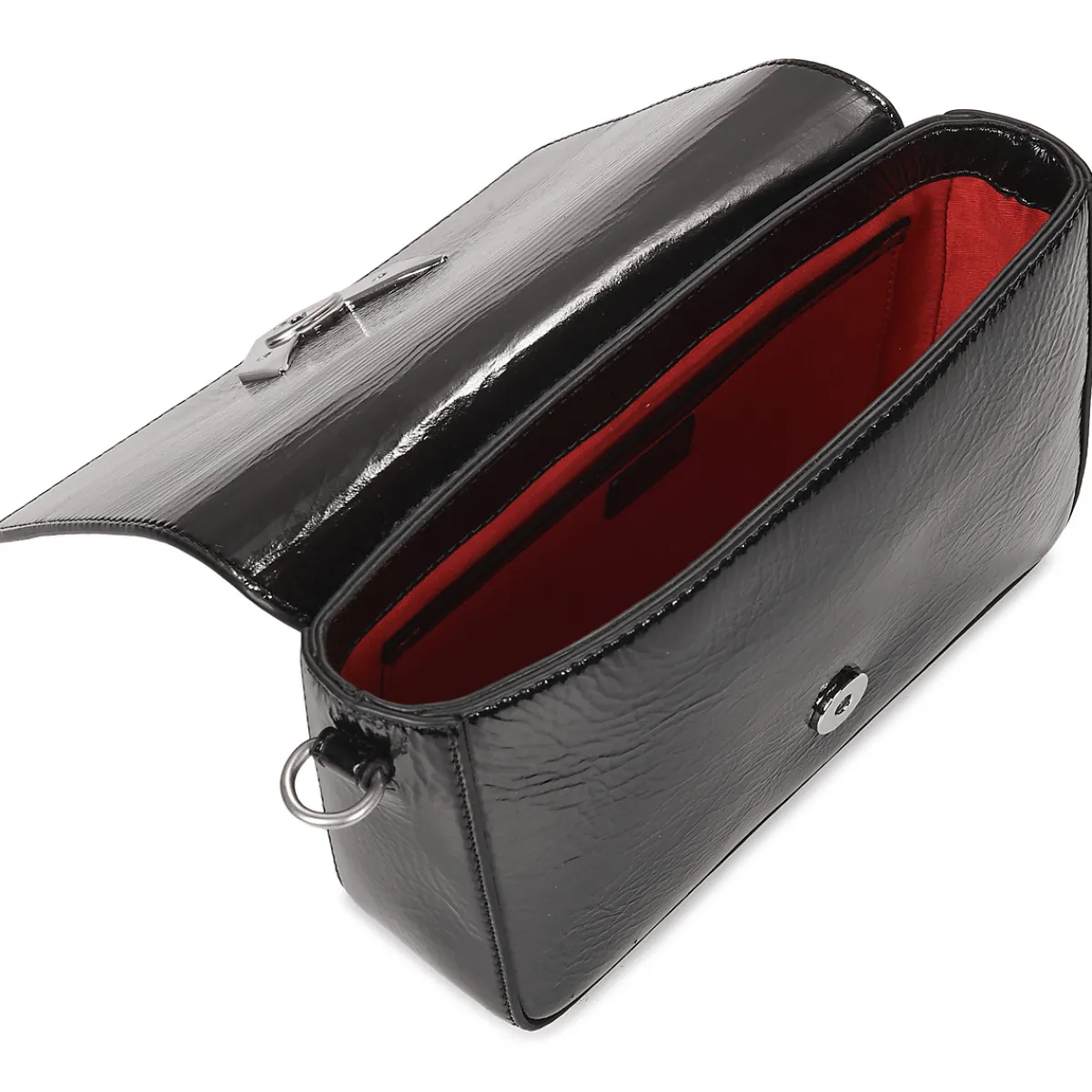 Besaces / Sacs Bandoulière^Ikks - 111 VARNISH Noir
