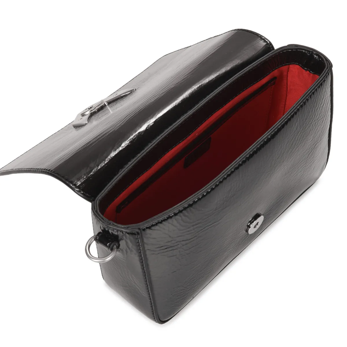 Besaces / Sacs Bandoulière^Ikks - 111 VARNISH Noir