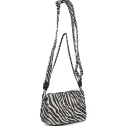 Besaces / Sacs Bandoulière^Ikks - 111 ZEBRE TOILE COTON IMPRIME