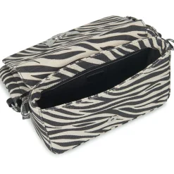 Besaces / Sacs Bandoulière^Ikks - 111 ZEBRE TOILE COTON IMPRIME