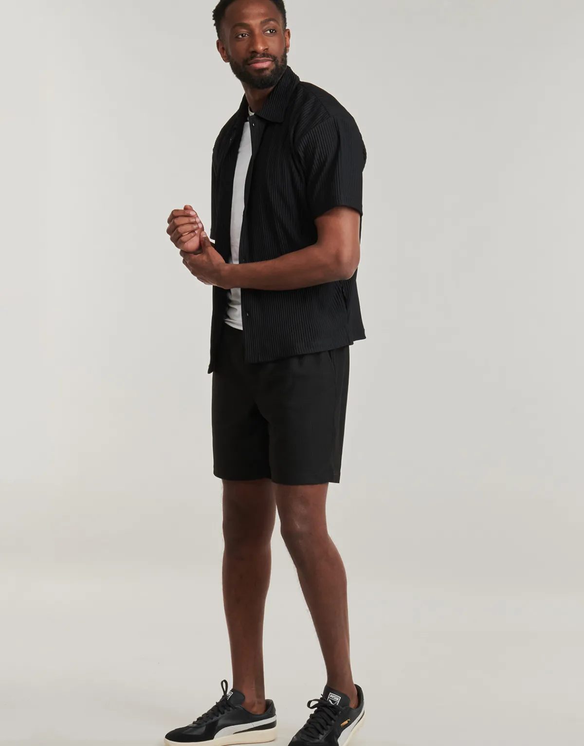 Chemises^Jack & Jones - JCOINTERLUDE Noir