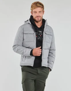 Manteaux^Jack & Jones - JJBRADY PUFFER Gris
