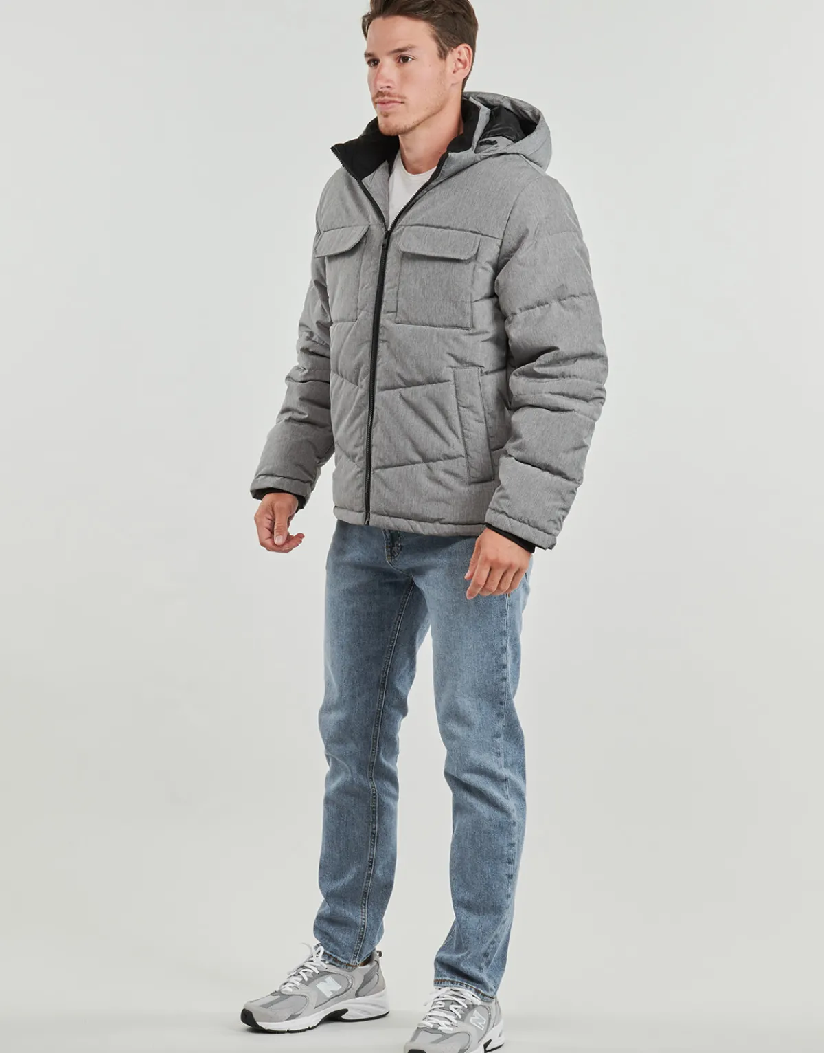 Manteaux^Jack & Jones - JJBUILD Gris