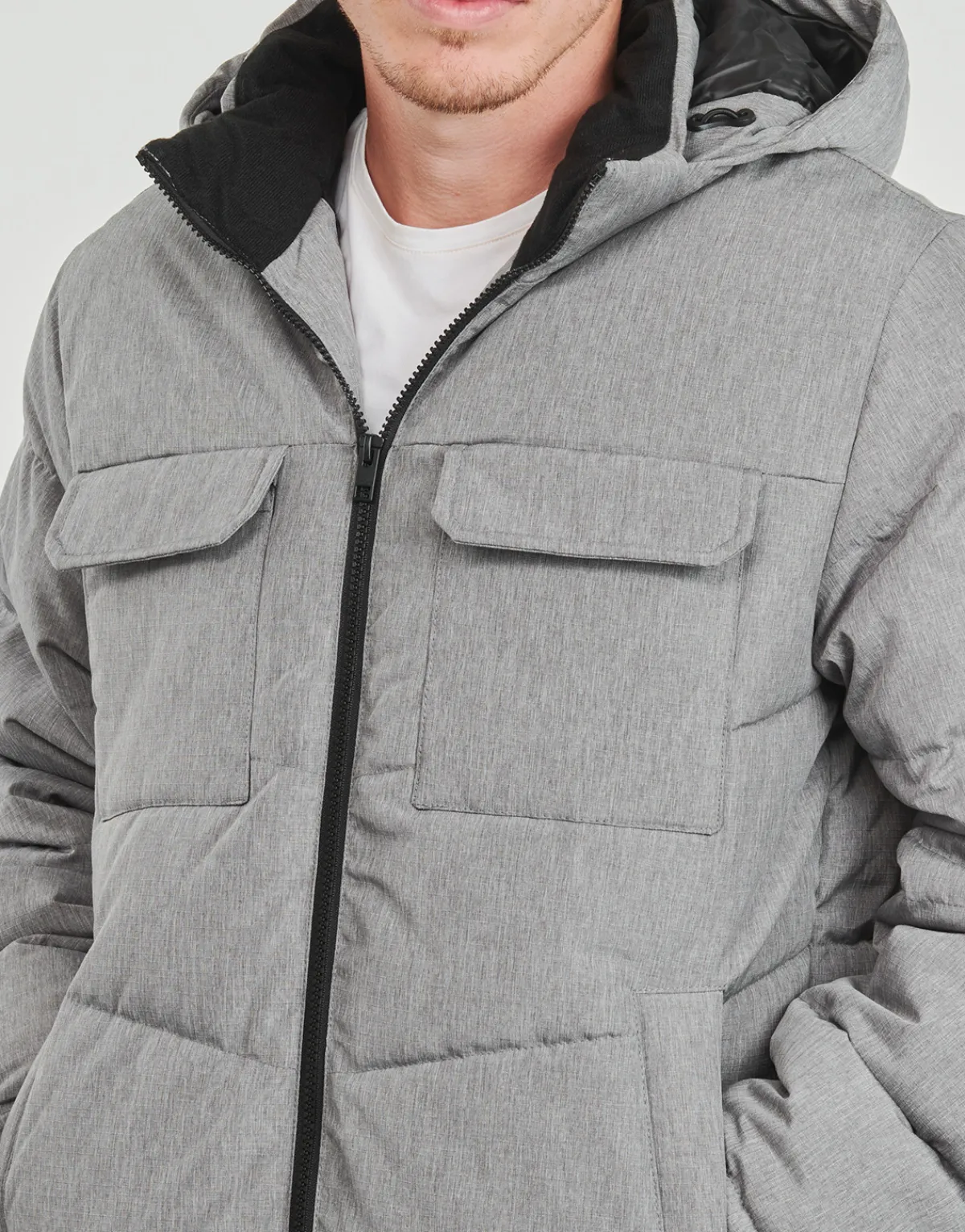 Manteaux^Jack & Jones - JJBUILD Gris
