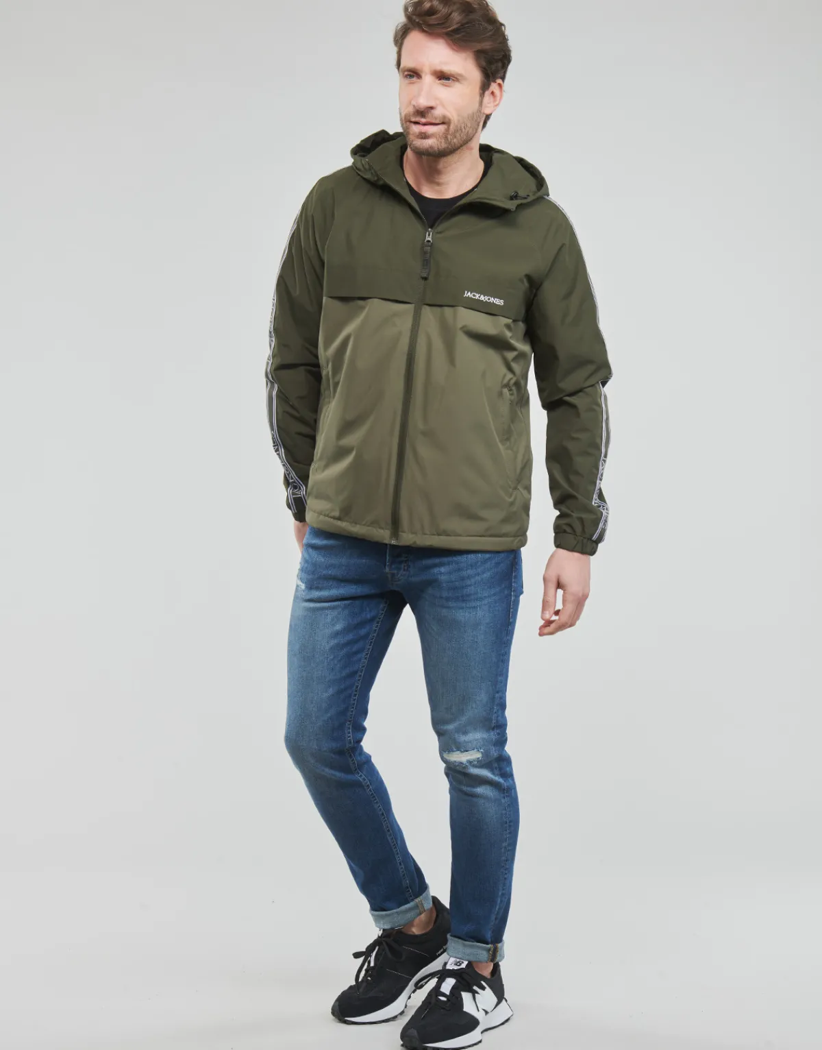 Vestes^Jack & Jones - JJCLARK LIGHT JACKET Kaki