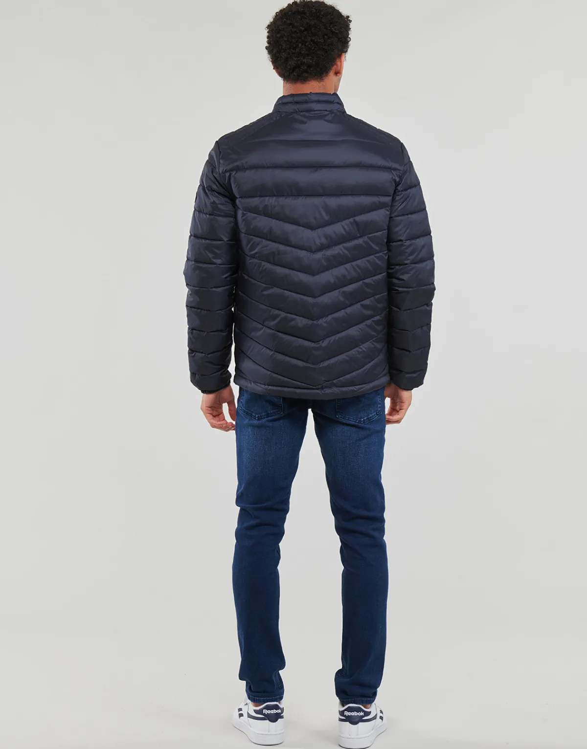 Manteaux^Jack & Jones - JJEFLY PUFFER COLLAR Marine