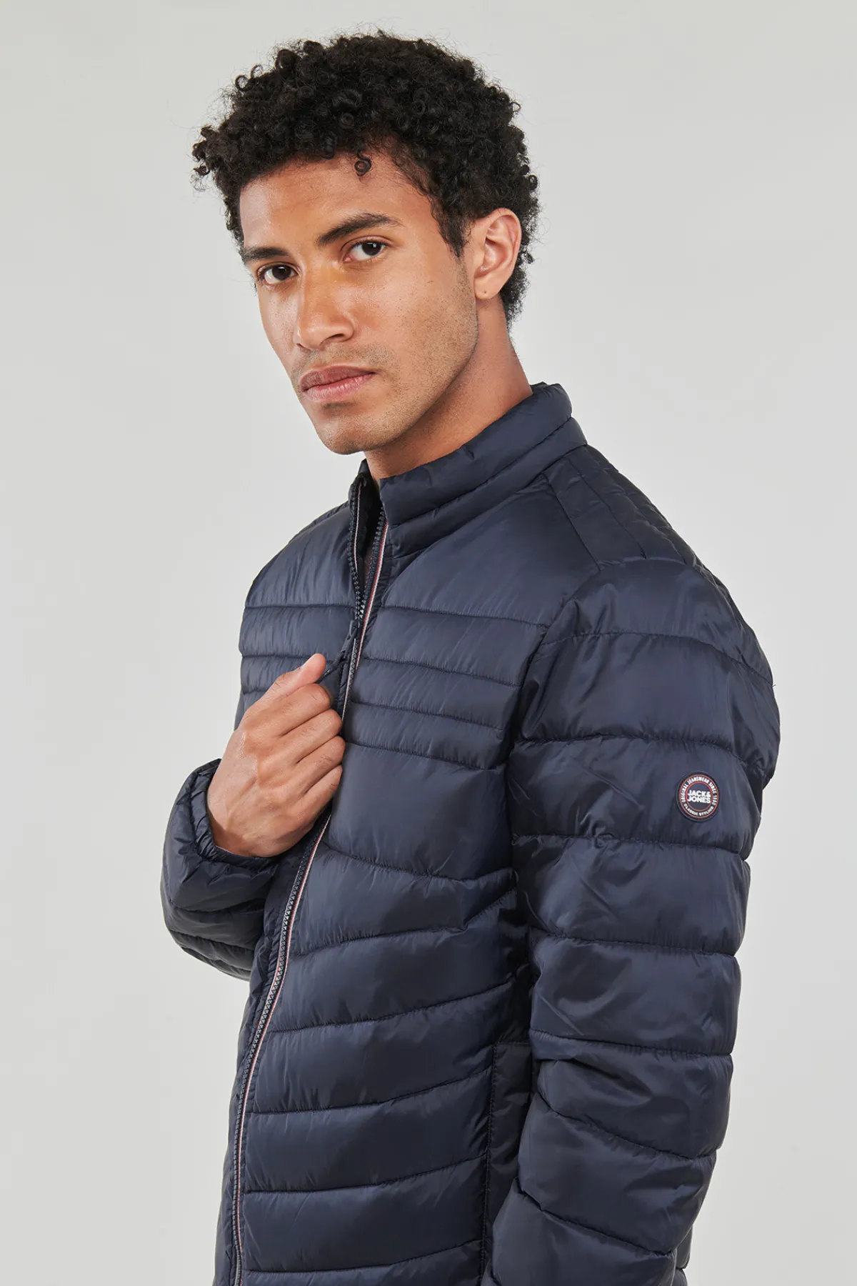 Manteaux^Jack & Jones - JJEFLY PUFFER COLLAR Marine