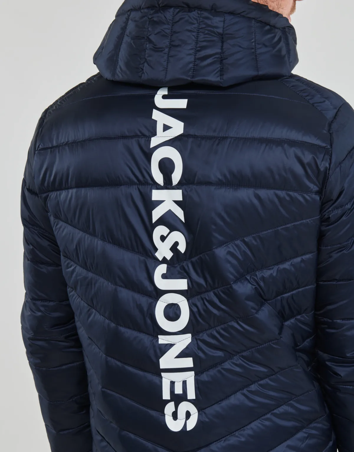 Manteaux^Jack & Jones - JJEHERO PUFFER HOOD Marine