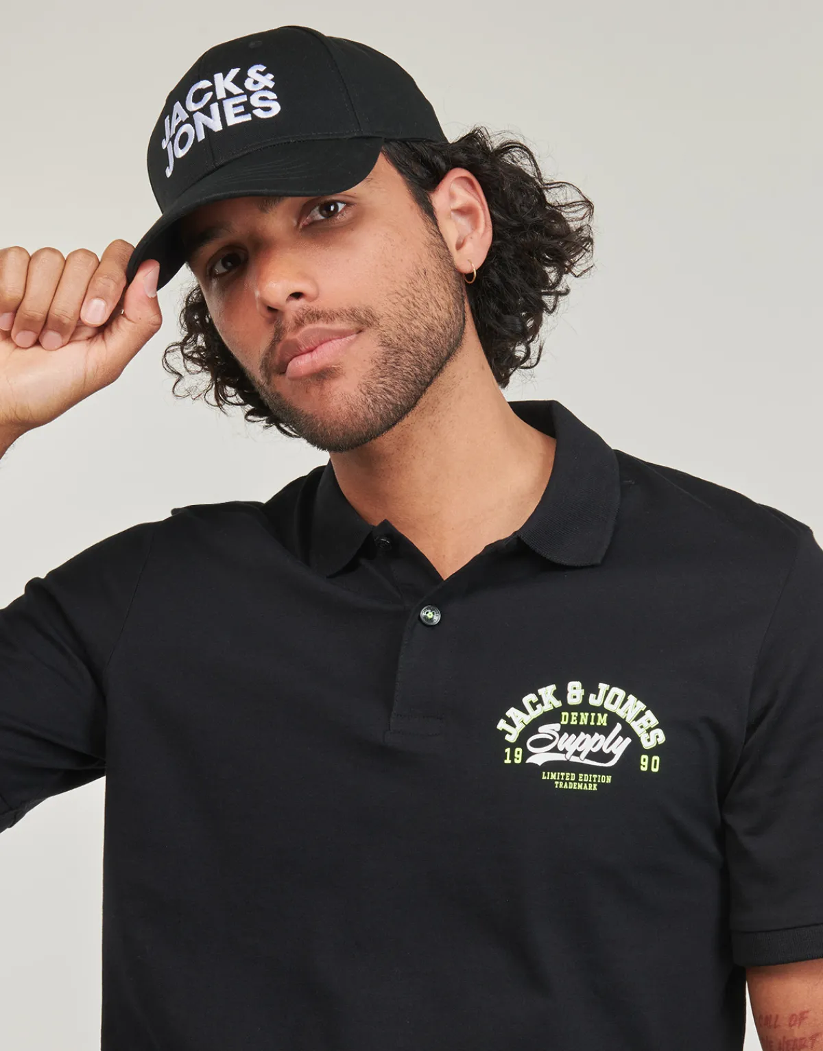 T-shirts & Polos^Jack & Jones - JJELOGO POLO SS 2 COL SS24 SN Noir