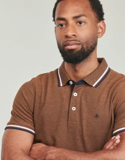 T-shirts & Polos^Jack & Jones - JJEPAULOS Marron