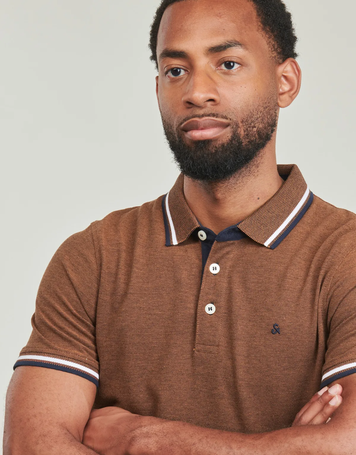 T-shirts & Polos^Jack & Jones - JJEPAULOS Marron
