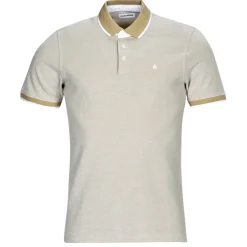 T-shirts & Polos^Jack & Jones - JJEPAULOS POLO SS Beige