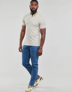 T-shirts & Polos^Jack & Jones - JJEPAULOS POLO SS Beige