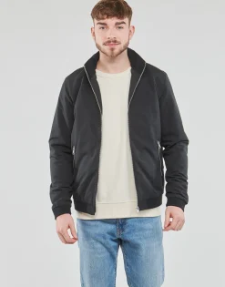 Vestes^Jack & Jones - JJERUSH HARRINGTON BOMBER Noir