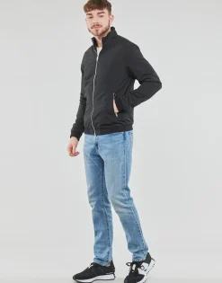 Vestes^Jack & Jones - JJERUSH HARRINGTON BOMBER Noir