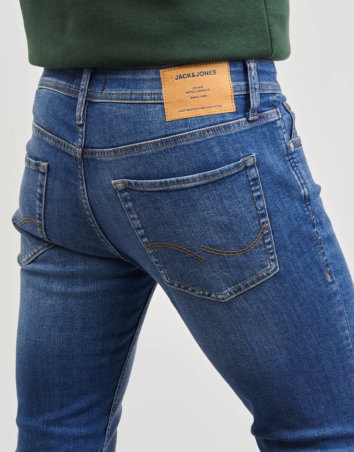 Jeans^Jack & Jones - JJILIAM JJORIGINAL SBD 114 50SPS Bleu