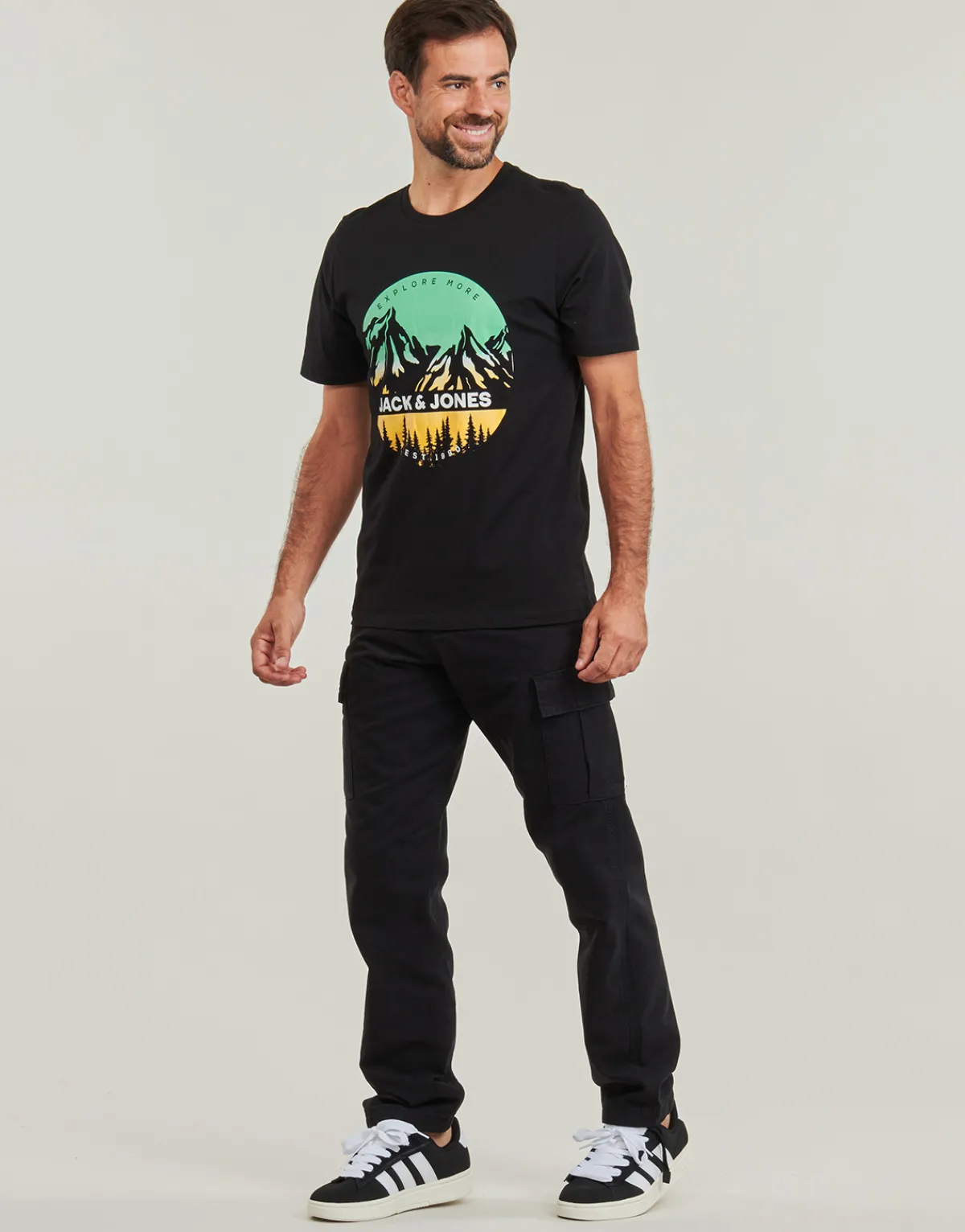 T-shirts & Polos^Jack & Jones - JJPEAK Noir