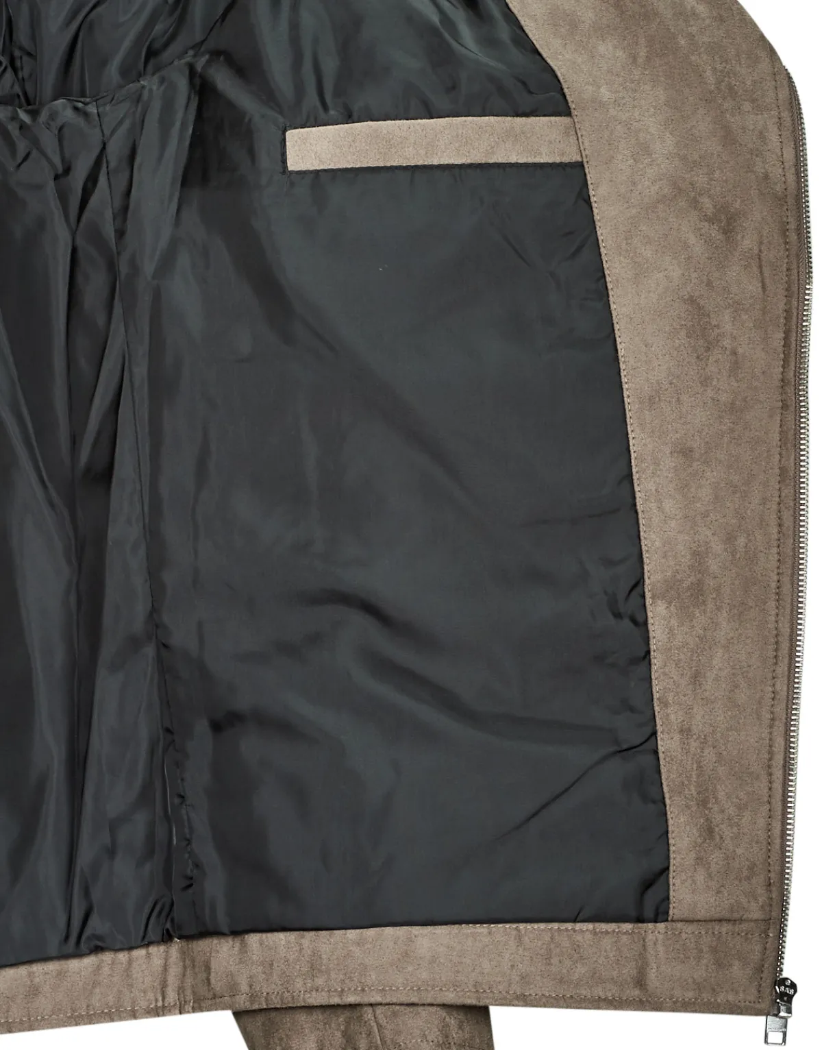 Vestes^Jack & Jones - JJROCKY FAUX SUEDE BIKER JACKET Beige