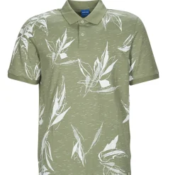 T-shirts & Polos^Jack & Jones - JORCRAYON AOP POLO SS Kaki