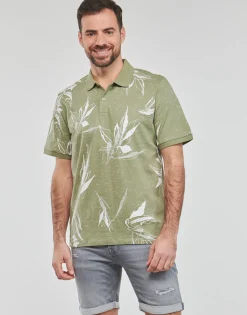 T-shirts & Polos^Jack & Jones - JORCRAYON AOP POLO SS Kaki