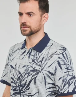T-shirts & Polos^Jack & Jones - JORCRAYON AOP POLO SS Beige