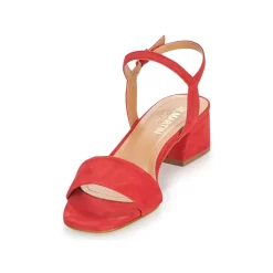 Sandales Et Nu-pieds^JB Martin - 1VALSER CHEVREVELOURSROUGE