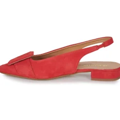 Ballerines / Babies^JB Martin - VARIA CHEVREVELOURSROUGE