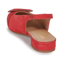 Ballerines / Babies^JB Martin - VARIA CHEVREVELOURSROUGE