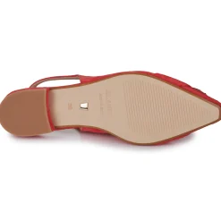 Ballerines / Babies^JB Martin - VARIA CHEVREVELOURSROUGE