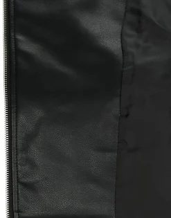 Vestes^JDY - NEWETTA FAUX LEATHER WAISTC. OTW SIE Noir