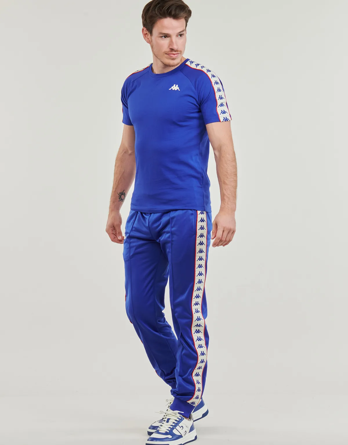 T-shirts & Polos^Kappa - BANDA COEN SLIM Bleu