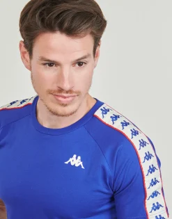 T-shirts & Polos^Kappa - BANDA COEN SLIM Bleu