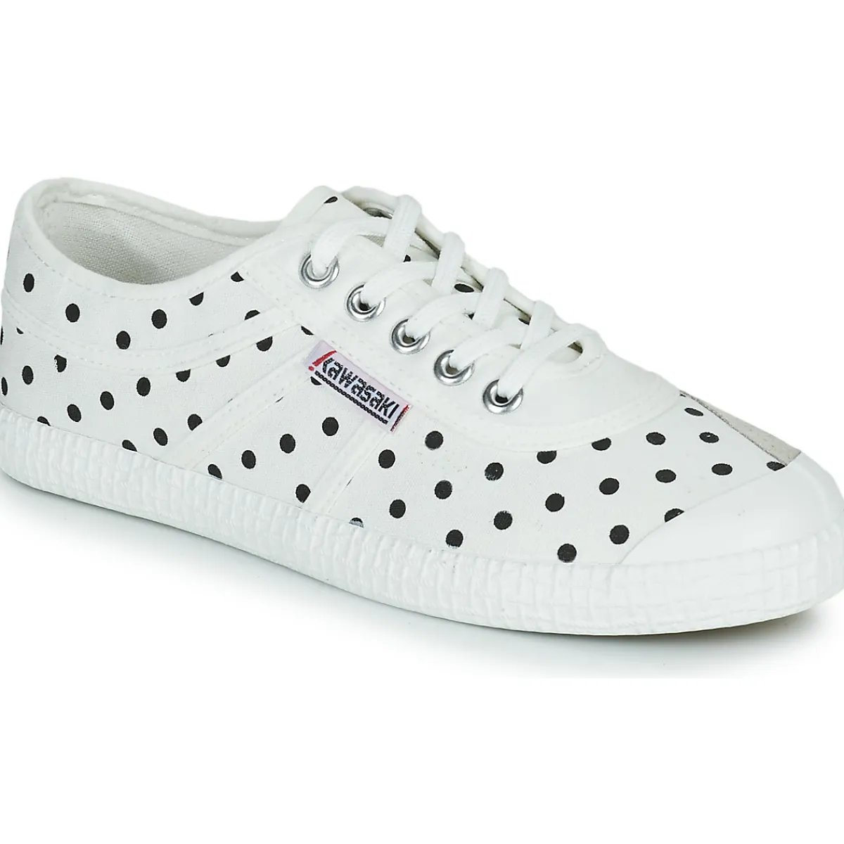 Baskets Mode^Kawasaki - POLKA Blanc