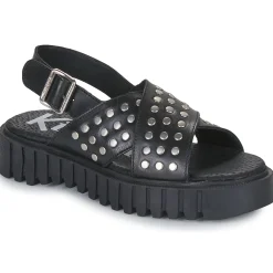 Sandales Et Nu-pieds^Kickers - KICK FACT Noir